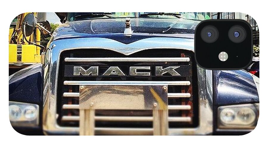 Macktruck iPhone 12 Case featuring the photograph Built Like A Mack Truck by Rob Murray