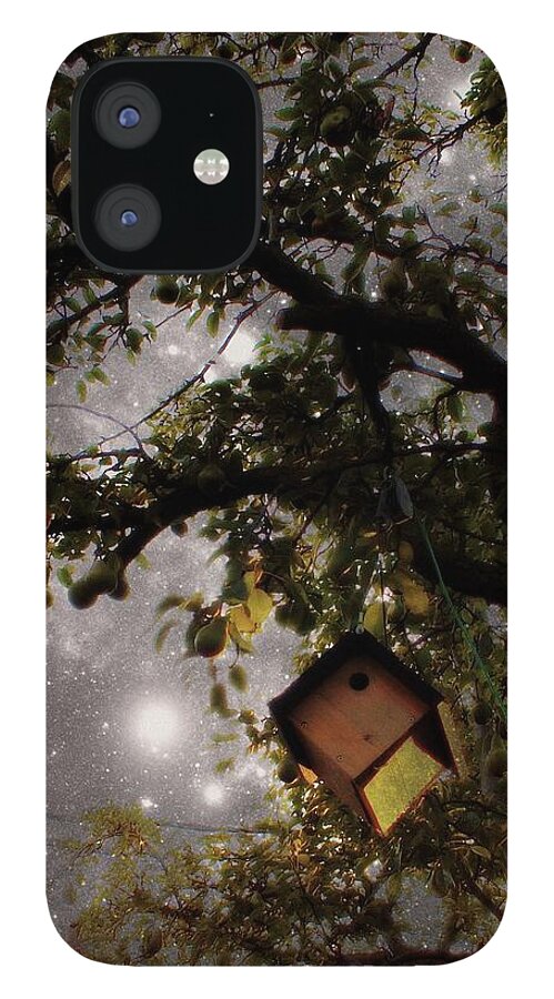 Pear Tree iPhone 12 Case featuring the digital art By the Light by Tg Devore