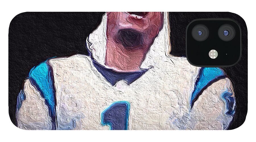 Portrait iPhone 12 Case featuring the photograph Cam Newton by Morgan Carter