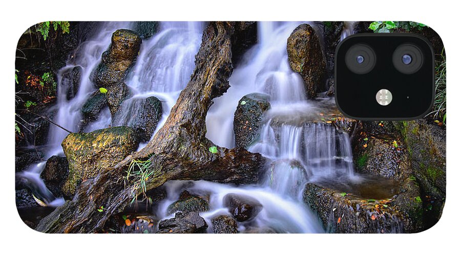 Waterfall iPhone 12 Case featuring the photograph Cascades by Harry Spitz