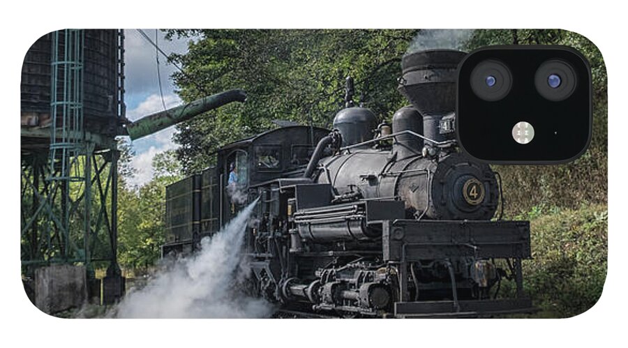 Railroad Tracks iPhone 12 Case featuring the photograph Cass Scenic Railroad Cass West VA 3 by Jim Pearson