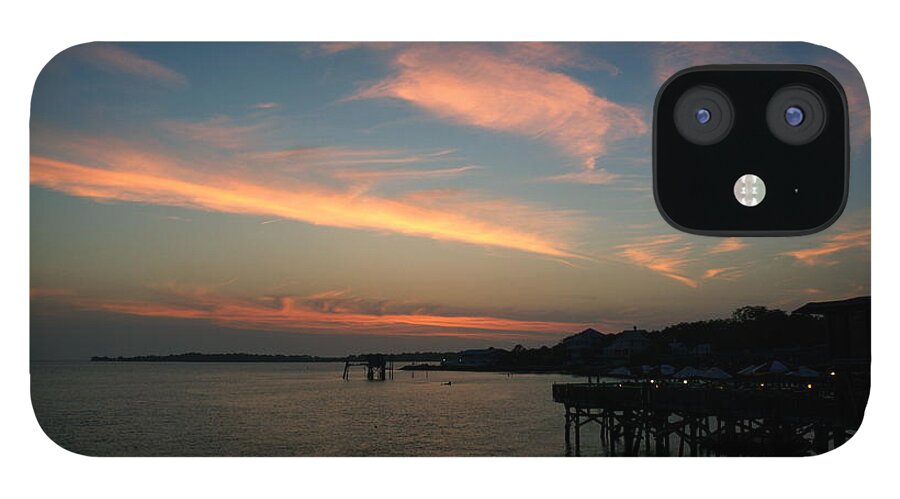 Sunset iPhone 12 Case featuring the photograph Cedar Key Sunset 3 by Kathi Shotwell