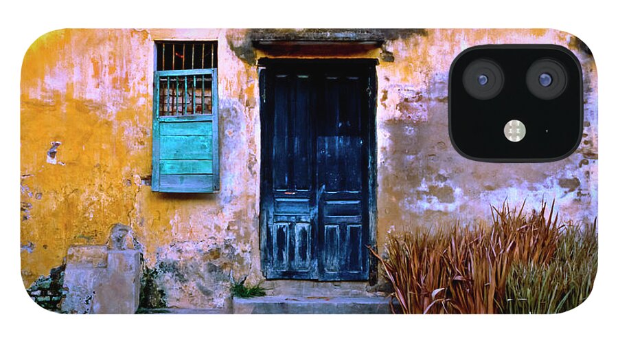 Chinese Facade Of Hoi An In Vietnam iPhone 12 Case featuring the photograph Chinese Facade of Hoi An in Vietnam by Silva Wischeropp