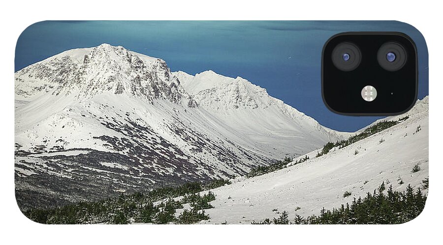 Mountain iPhone 12 Case featuring the photograph Chugach Night by Tim Newton