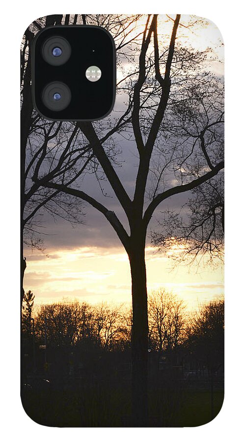 Sky iPhone 12 Case featuring the photograph Ciel Mtl 1 by Jean-Marc Robert
