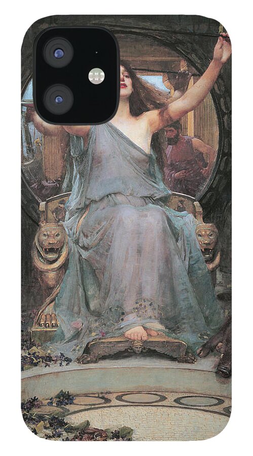 Pre-raphaelite iPhone 12 Case featuring the painting Circe Offering the Cup to Odysseus by John William Waterhouse