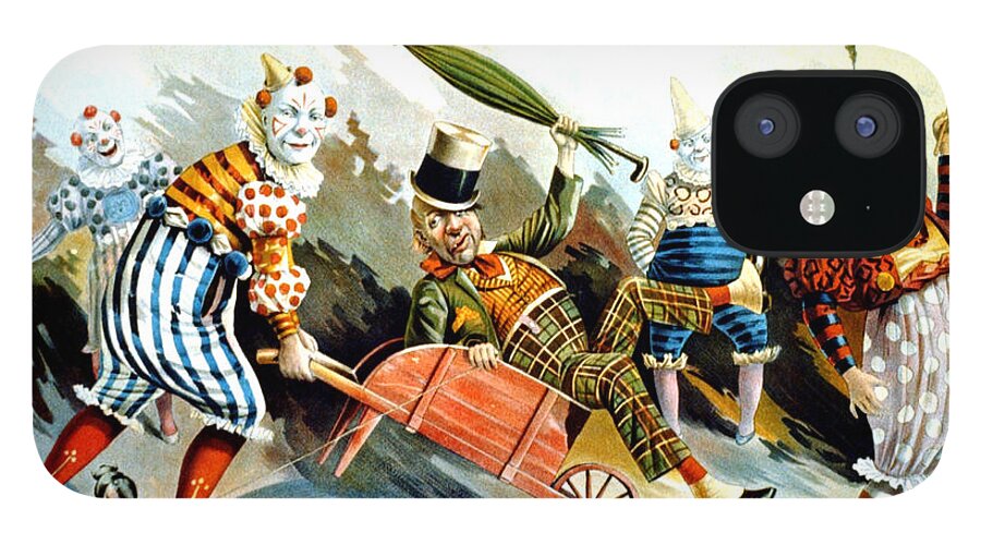 Circus Clowns Vintage Circus Advertising Poster Iphone 12 Case For Sale By Studio Grafiikka