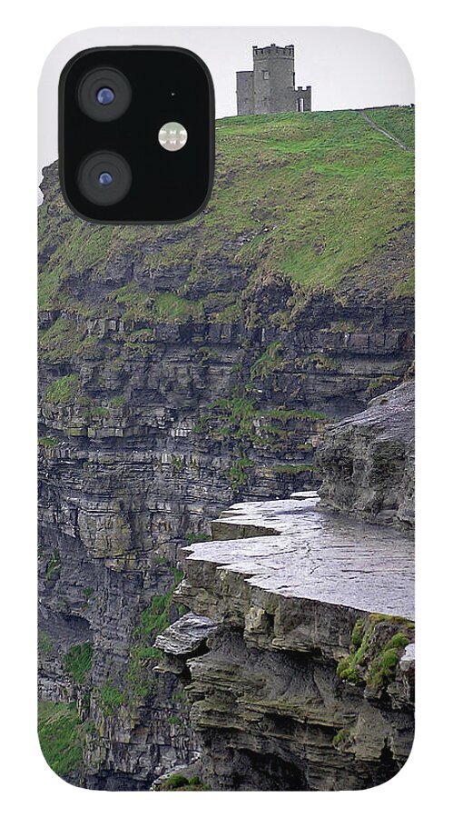 Cliff iPhone 12 Case featuring the photograph Cliffs of Moher Ireland by Charles Harden