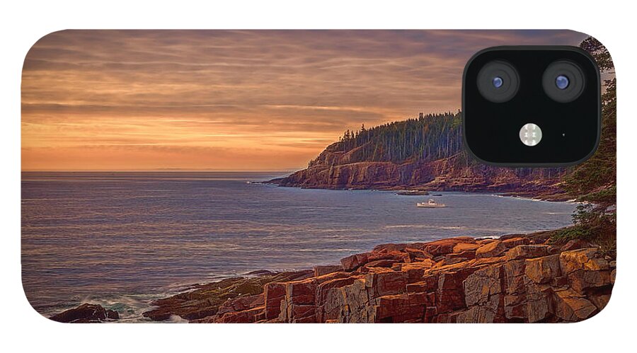 Maine iPhone 12 Case featuring the photograph Coastal morning by Izet Kapetanovic