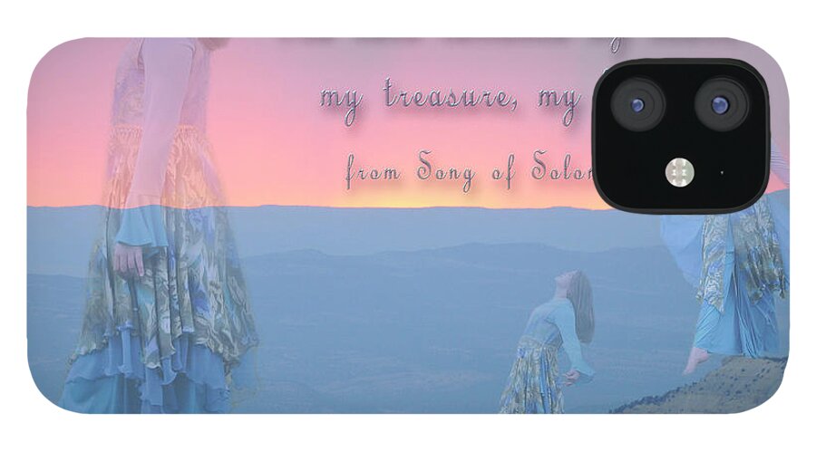 Song Of Solomon iPhone 12 Case featuring the digital art Come Away by Constance Woods