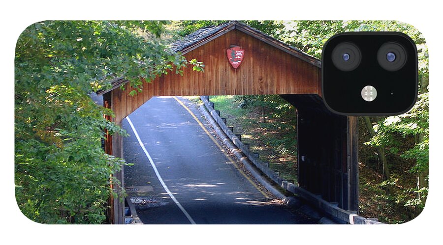 Covered Bridge iPhone 12 Case featuring the photograph Covered Bridge by Laura Kinker