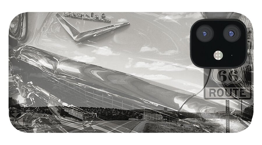 Artist iPhone 12 Case featuring the photograph Cruisin Route 66 by Patricia Montgomery
