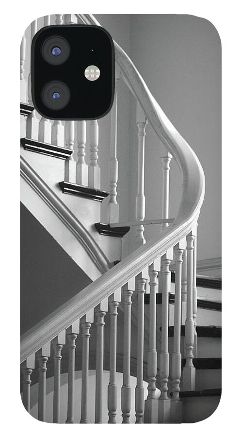 Stairs iPhone 12 Case featuring the photograph Curving Staircase by Jerry Griffin