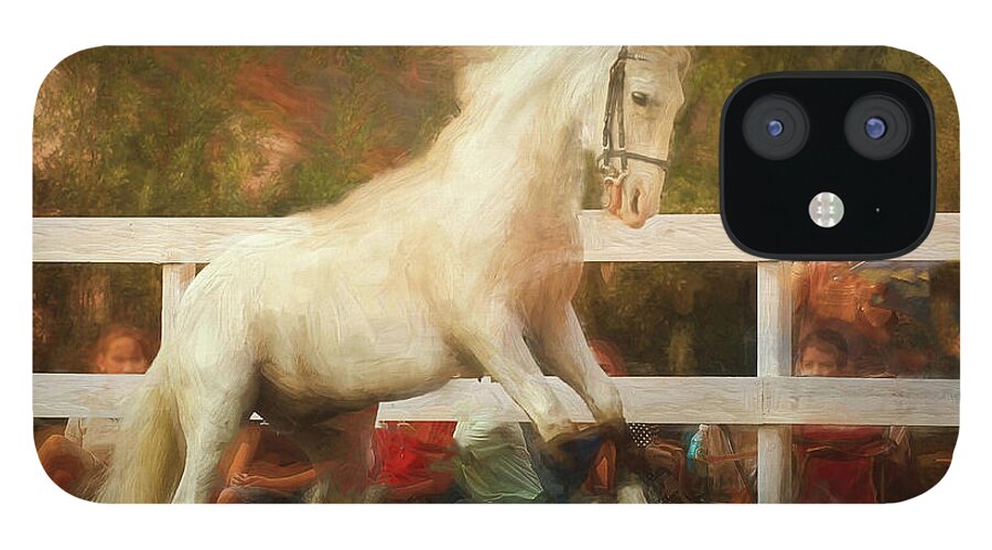 Horse iPhone 12 Case featuring the photograph Dancing by Pete Rems