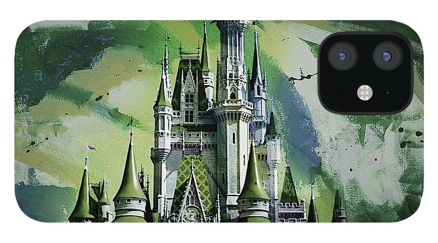 Walt Disney World Castle Throw Pillow by Gull G - Pixels