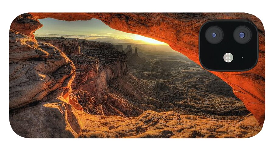 Mesa Arch iPhone 12 Case featuring the photograph Dragon's Eye by Ryan Smith