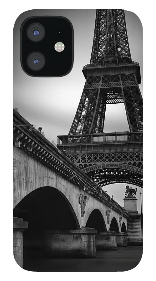 Pont iPhone 12 Case featuring the photograph Eiffel Tower by Randy Lemoine