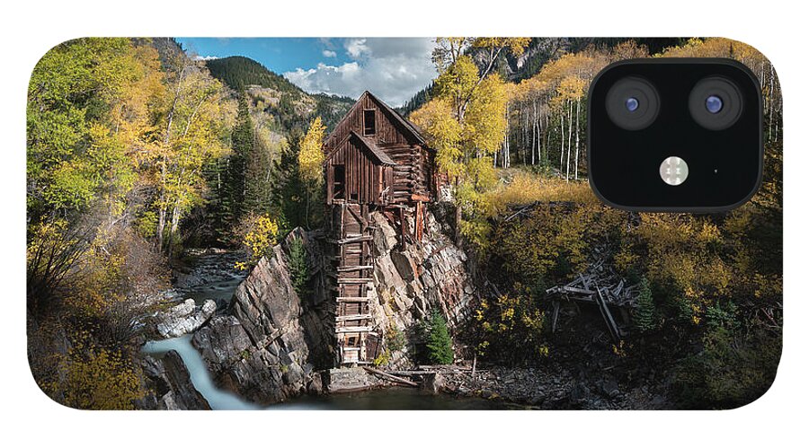 Colorado iPhone 12 Case featuring the photograph Fall at Crystal Mill by James Udall