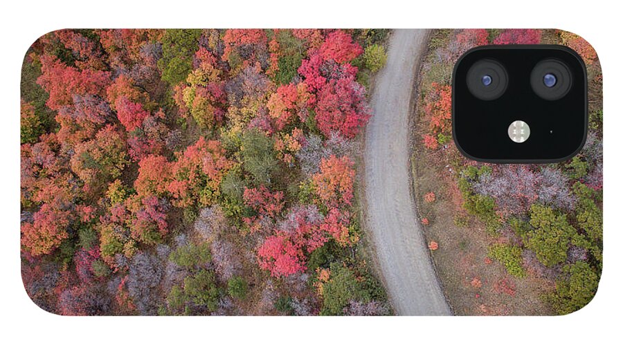 Fall iPhone 12 Case featuring the photograph Fall Road by Wesley Aston