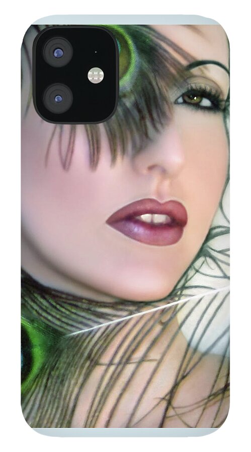 Beautiful iPhone 12 Case featuring the photograph Feathered Beauty by Jaeda DeWalt