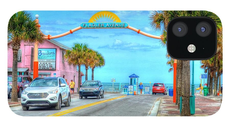 Beach iPhone 12 Case featuring the photograph Flagler Avenue by Debbi Granruth
