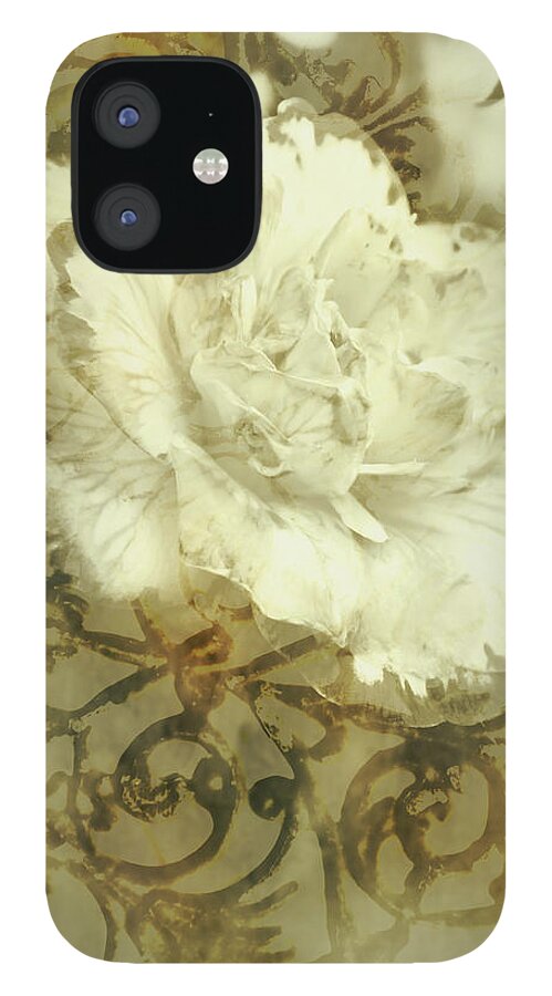 Flower iPhone 12 Case featuring the photograph Flowers by the window by Jorgo Photography