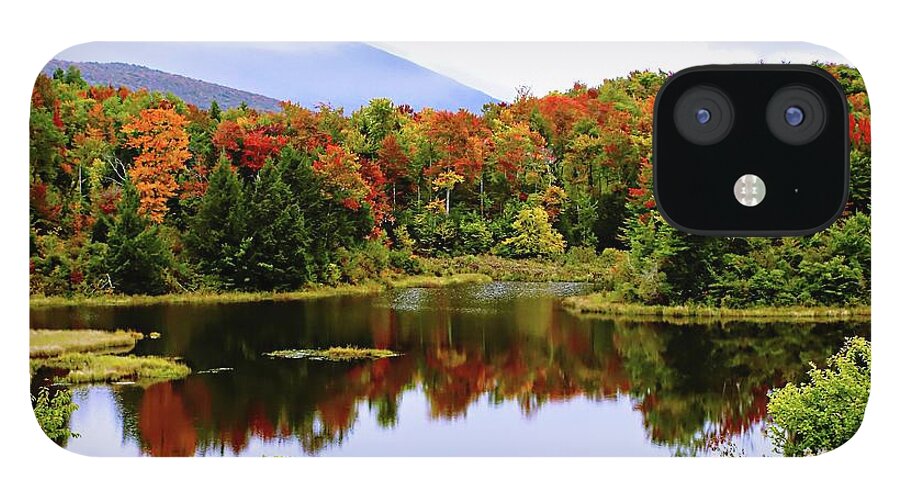 United States iPhone 12 Case featuring the photograph Foggy day in Vermont by Joseph Hendrix
