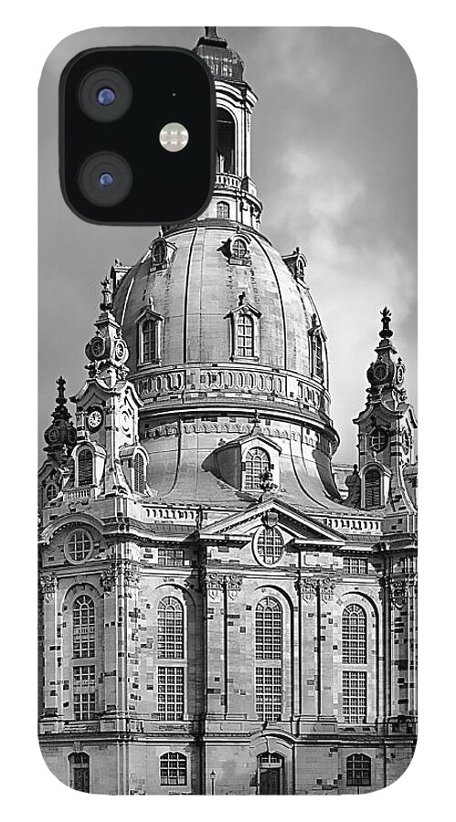 Lutheran iPhone 12 Case featuring the photograph Frauenkirche Dresden - Church of Our Lady by Alexandra Till