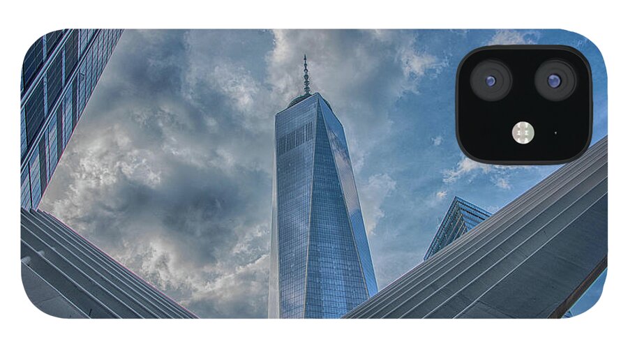  iPhone 12 Case featuring the photograph Freedom Tower by Alan Goldberg