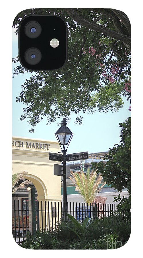 Landscape iPhone 12 Case featuring the photograph French Market by Todd Blanchard