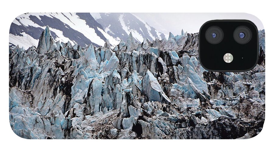 Alaska iPhone 12 Case featuring the photograph Glaciers Closeup - Alaska by Lorenzo Cassina
