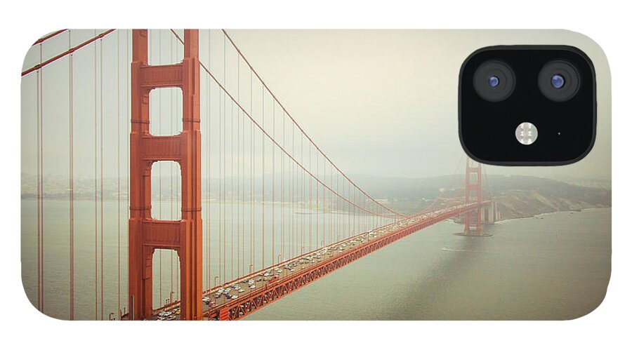 #faatoppicks iPhone 12 Case featuring the photograph Golden Gate Bridge by Ana V Ramirez