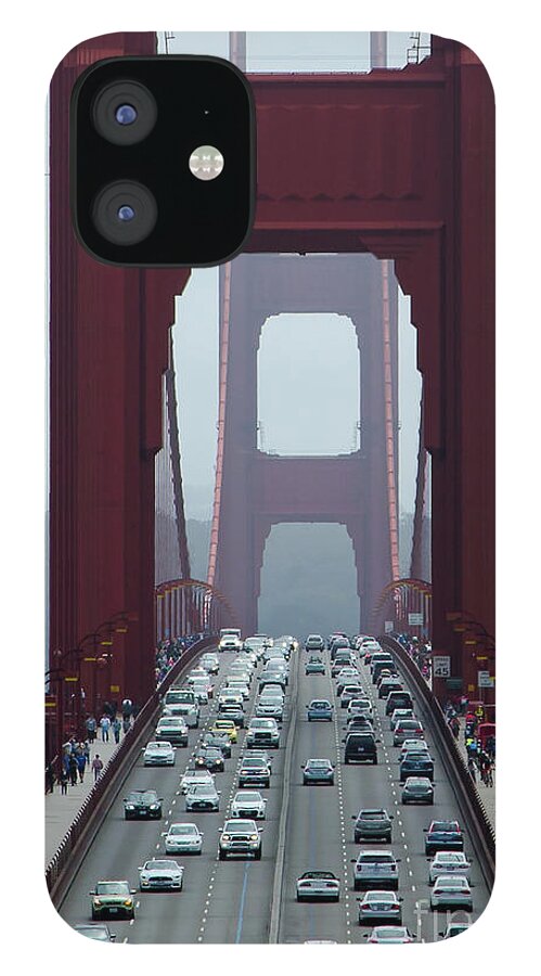 San Francisco iPhone 12 Case featuring the photograph Golden Gate Bridge, San Francisco by Andy Myatt