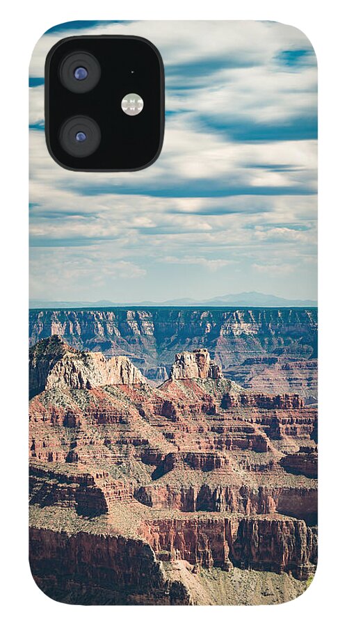 Arizona iPhone 12 Case featuring the photograph Grand Canyon North Rim 1 by Mati Krimerman