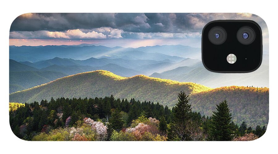 Great Smoky Mountains iPhone 12 Case featuring the photograph Great Smoky Mountains National Park - The Ridge by Dave Allen