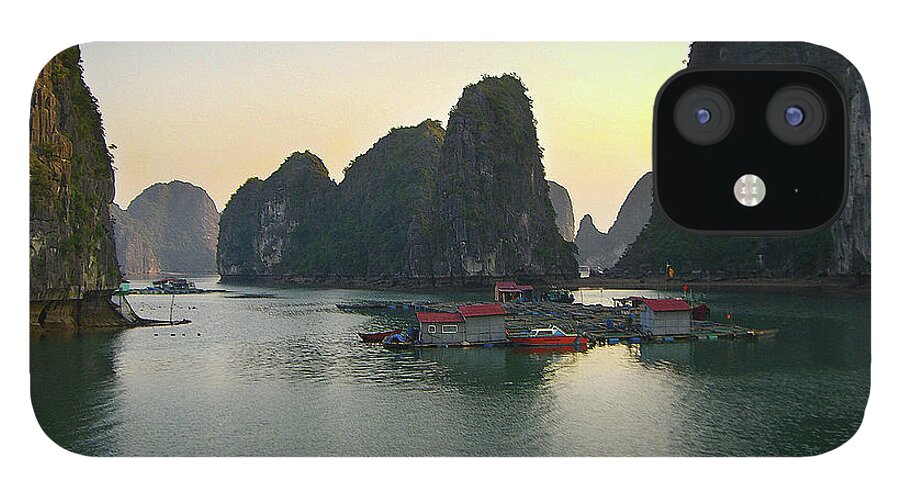 Limestone iPhone 12 Case featuring the photograph Ha Long Bay by Eena Bo