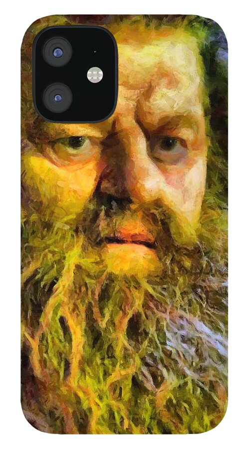 Hagrid iPhone 12 Case featuring the digital art Hagrid by Caito Junqueira