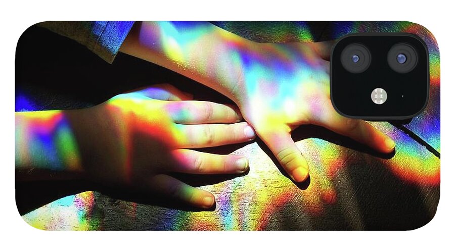 Hands iPhone 12 Case featuring the photograph Handful of Wonder by Julie Rauscher