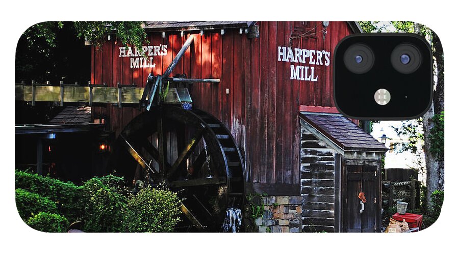 Mill iPhone 12 Case featuring the photograph Harpers Mill by Debbie Oppermann