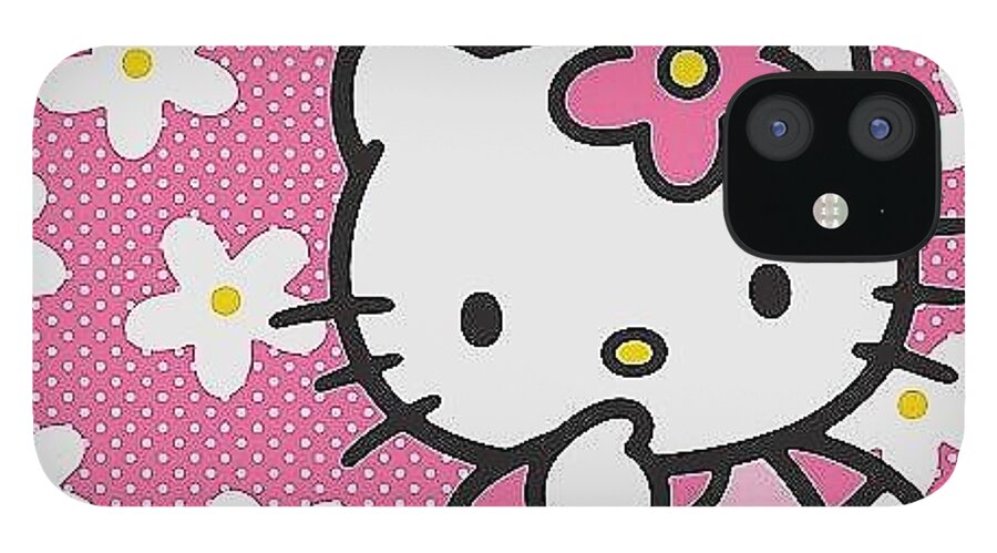 hello kitty wallpaper hd free Luxury Free of Hello Kitty Wallpaper with  Floral pink background iPhone 12 Case by Barbora Bradacova - Fine Art  America