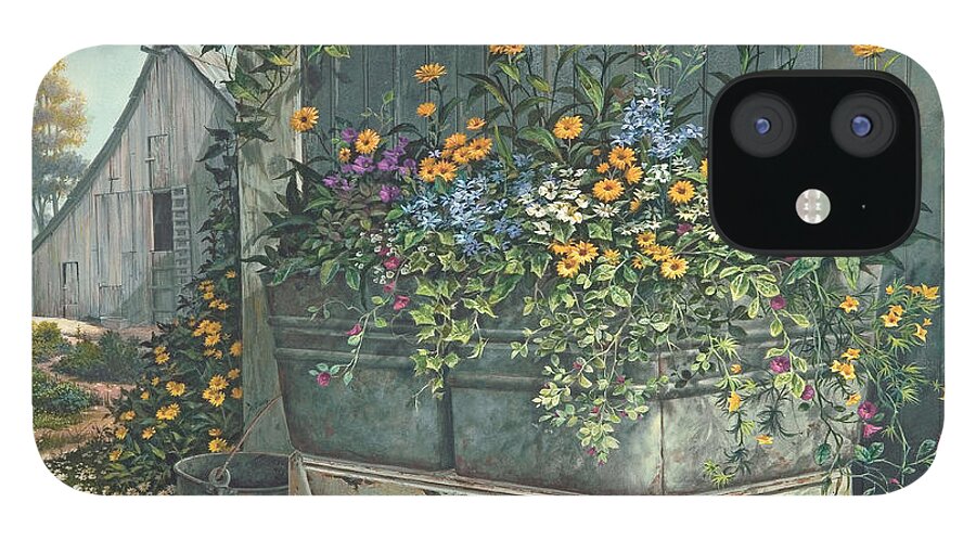 Michael Humphries iPhone 12 Case featuring the painting Hidden Treasures by Michael Humphries