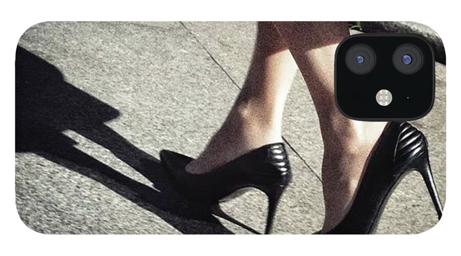Urban iPhone 12 Case featuring the photograph High Heels
#shoes #highheels #woman by Rafa Rivas