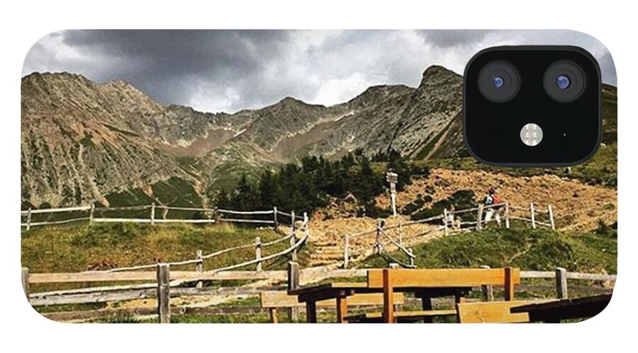 Alps iPhone 12 Case featuring the photograph #hirzer #altoadige #mountain #südtirol by Luisa Azzolini