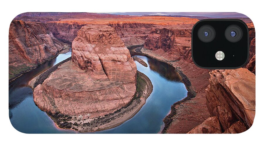 Arizona iPhone 12 Case featuring the photograph Horseshoe Bend by Wesley Aston