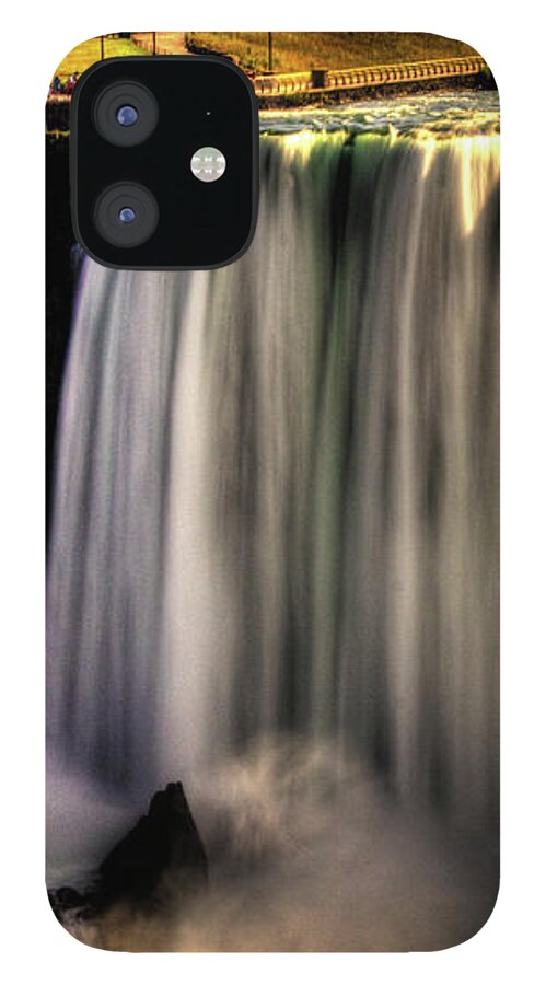 Canada iPhone 12 Case featuring the photograph Horseshoe Falls Early Autumn No 03 by Roger Passman