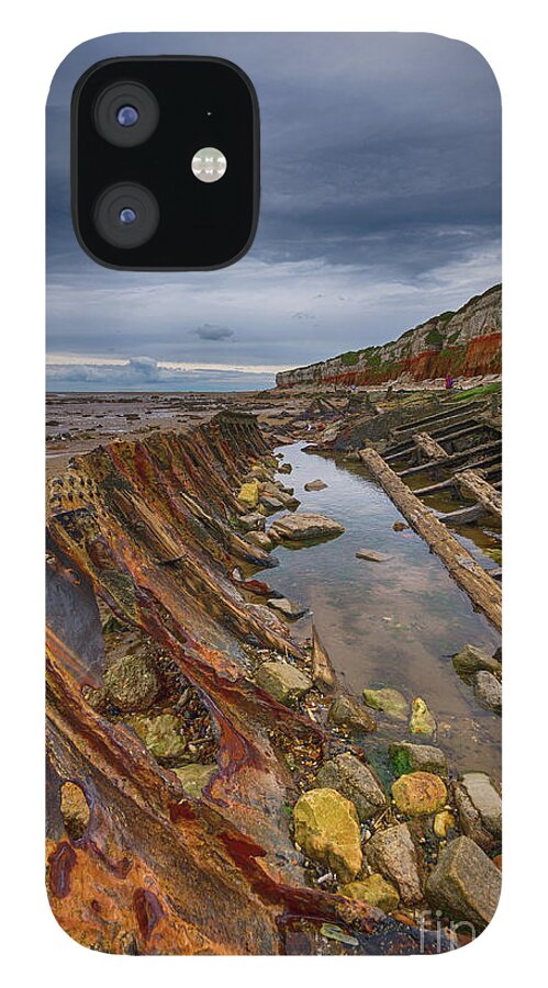 Sheraton iPhone 12 Case featuring the photograph Hunstanton shipwreck by Steev Stamford
