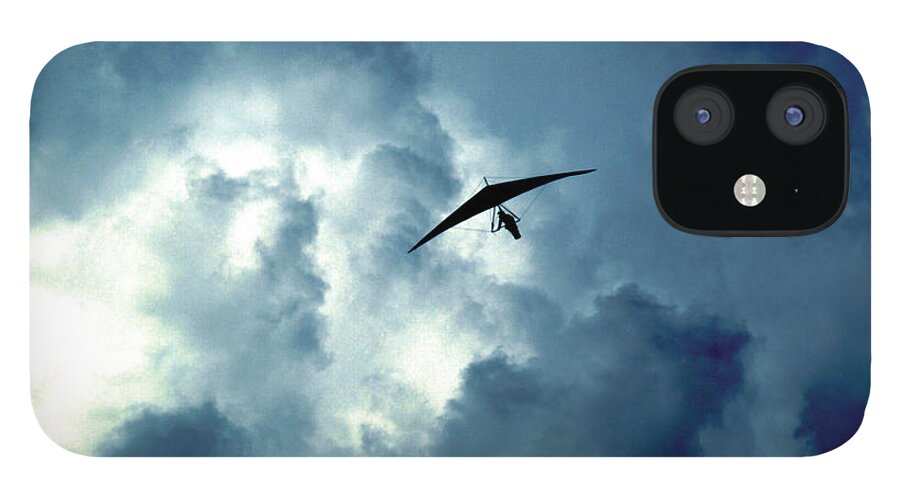 Hang Gliding iPhone 12 Case featuring the photograph Icarus by Paul Gaj