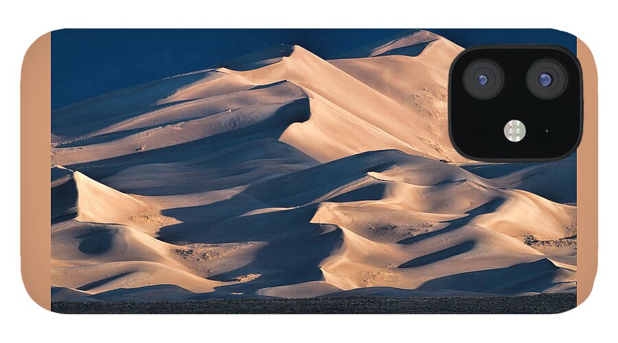 Sunrise iPhone 12 Case featuring the photograph Illuminated Sand Dunes by Alana Thrower