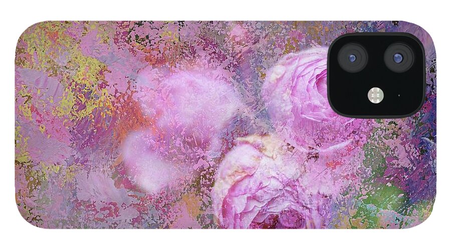 Roses iPhone 12 Case featuring the photograph Impressionnist Roses by Eva Lechner