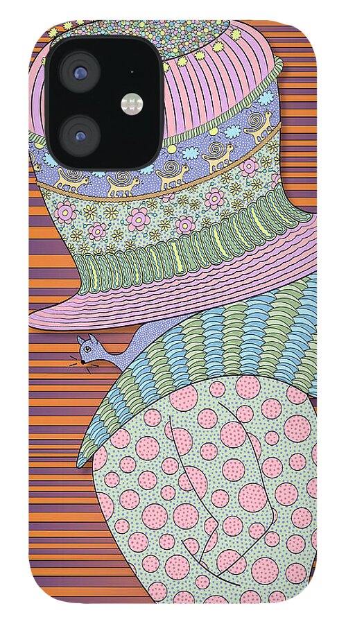 Just Another Pretty Face iPhone 12 Case featuring the digital art Incognito by Becky Titus